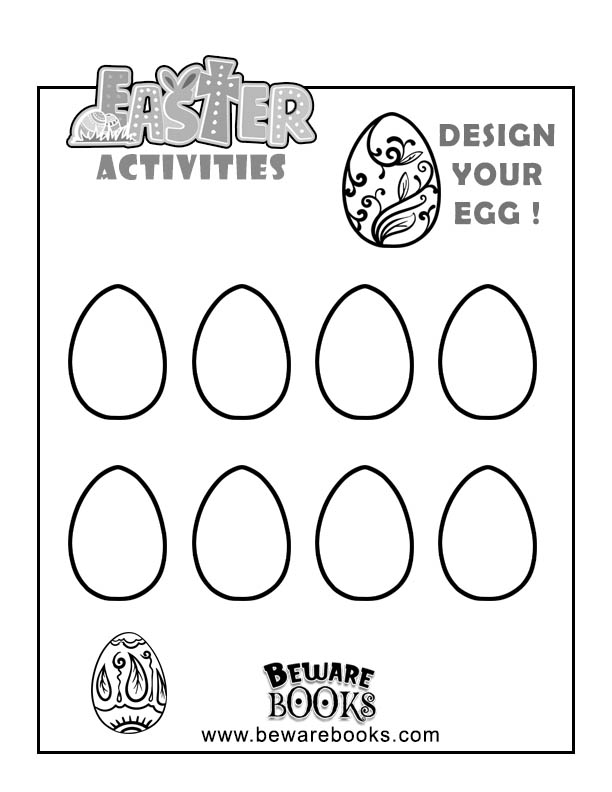 Easter Activity Design Eggs